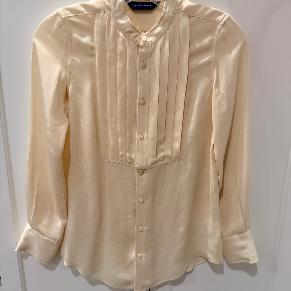 Ralph Lauren Kids Cream Blouse